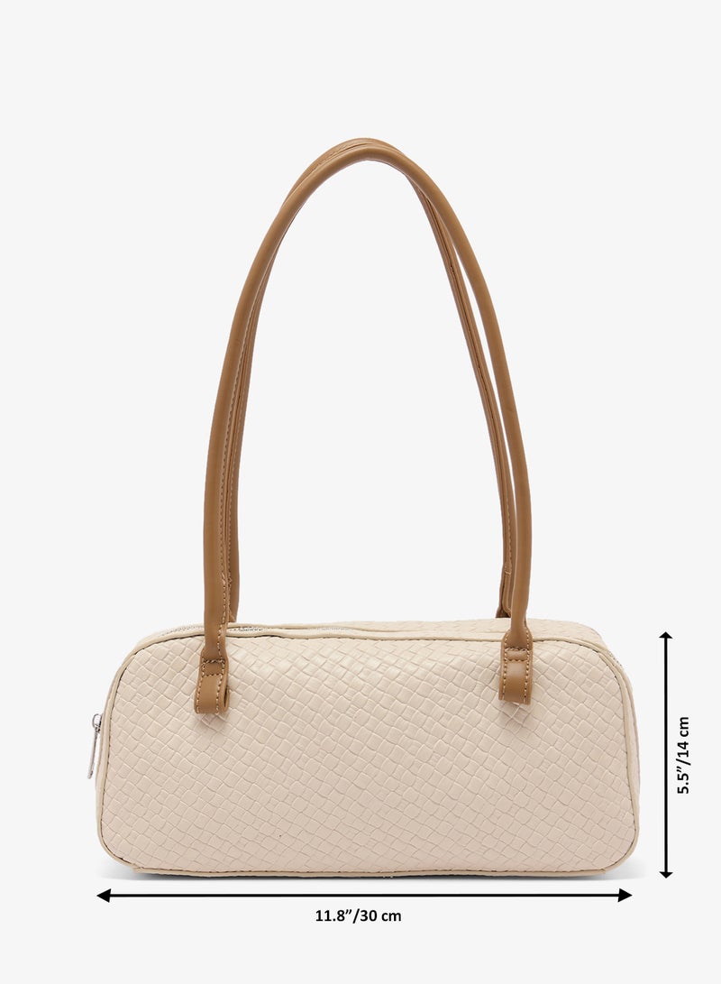 جلاموروس حقيبة كتف جلد صناعي من الرافييا - Image 5